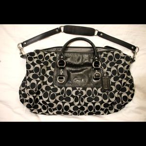 Coach Ashley Signature Satchel Hand Bag